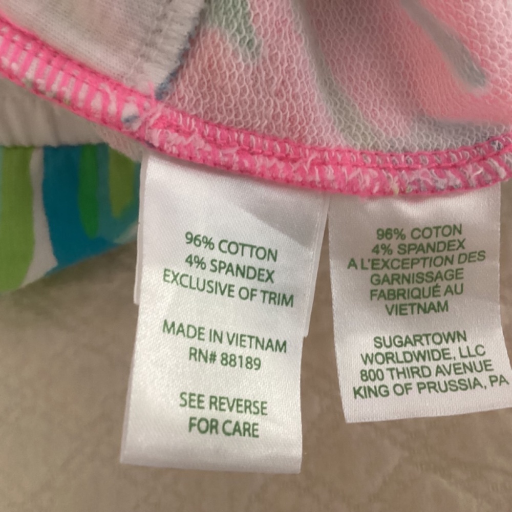 Lilly Pulitzer Zia Tiki Pink Royal Lime Skirt - Picture 6 of 8